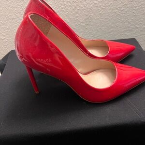 Red Steve Madden heels